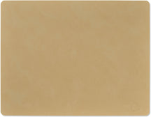 LIND DNA Tischsets Nupo - Leder - Khaki - 45 x 35 cm - 2 Stück