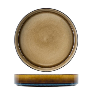 Cosy & Trendy Tiefe Teller / Pastateller - Quintana Amber ø 23 cm / H 4,3 cm - 4 Stück