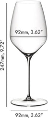 Riedel Weiße Weingläser Veloce - Riesling - 2 Stücke