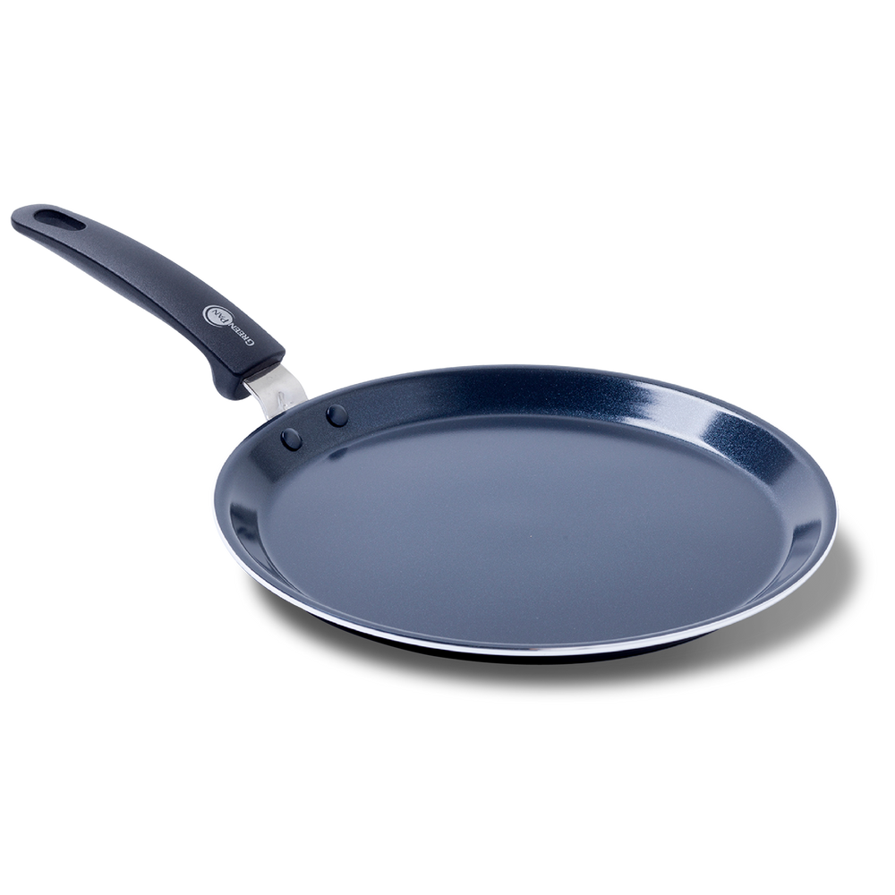 GreenPan Pfannkuchenpfanne Essentials - Schwarz - ø 28 cm - Keramische Antihaftbeschichtung