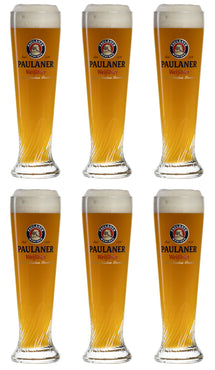 Paulaner Biergläser Weizen 500 ml - 6 Stück