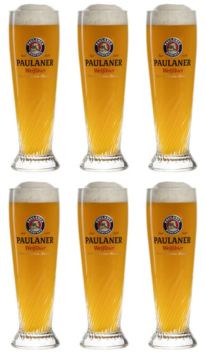 Paulaner Biergläser Weizen 300 ml - 6 Stück