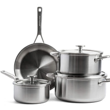 KitchenAid Pfannenset Multi-Ply Edelstahl - 7-teilig