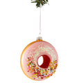 Nordic Light Weihnachtskugel Donut Rosa 10 cm