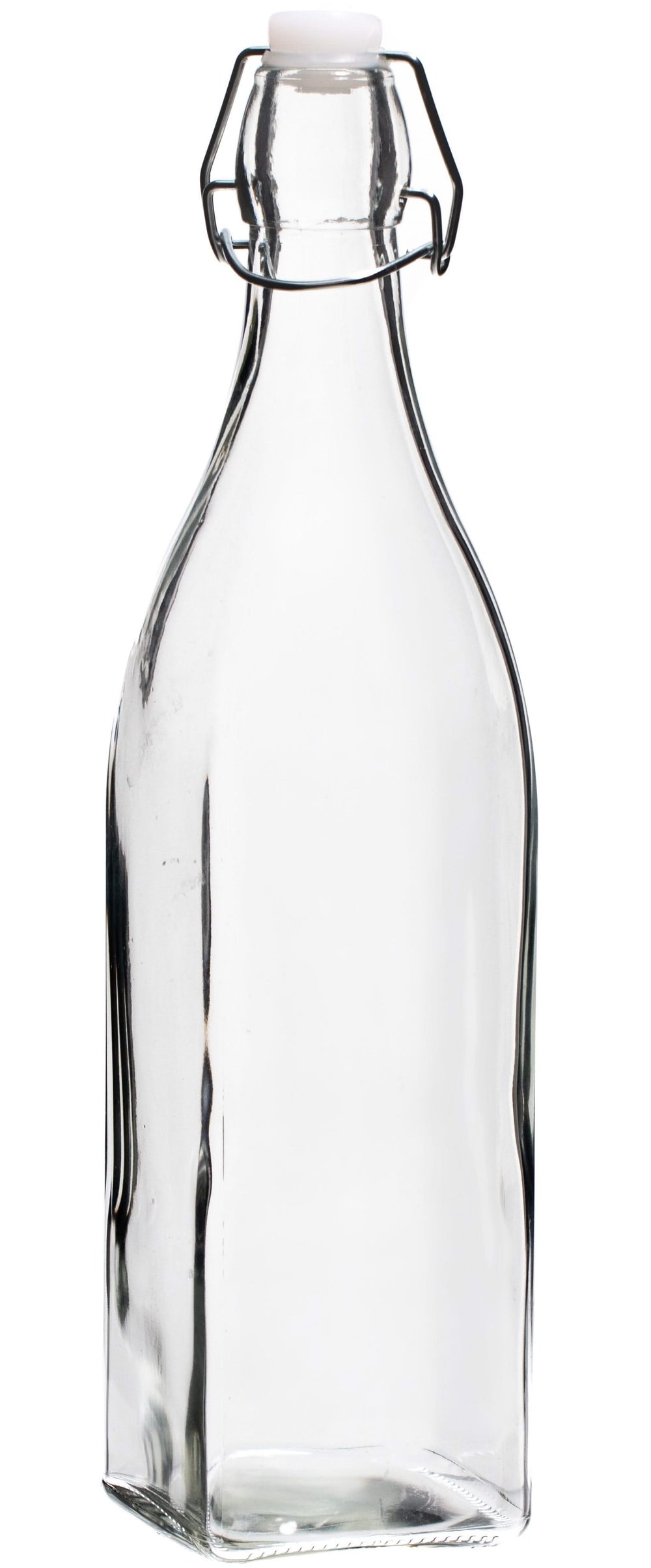 Cookinglife Swing-Flasche / Weck-Flasche - Quadratisch - 1 Liter