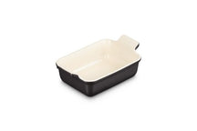 Le Creuset Backform Heritage Ebenholzschwarz - 19 x 14 cm / 1.1 Liter