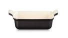 Le Creuset Backform Heritage Ebenholzschwarz - 19 x 14 cm / 1.1 Liter