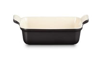 Le Creuset Backform Heritage Ebenholzschwarz - 19 x 14 cm / 1.1 Liter