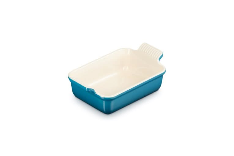 Le Creuset Backform Heritage Deep Teal - 19 x 14 cm / 1.1 Liter