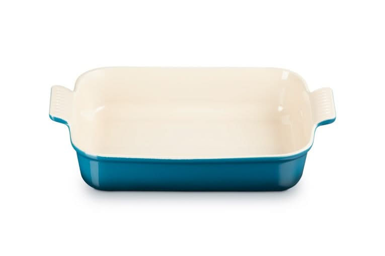 Le Creuset Backform Heritage Deep Teal - 32 x 24 cm / 4 Liter