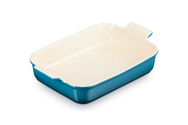 Le Creuset Backform Heritage Deep Teal - 32 x 24 cm / 4 Liter