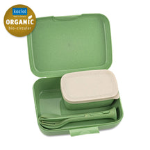 Koziol Lunchbox mit Besteckset Candy Grün