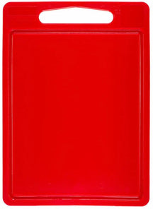 Cookinglife Schneidebrett mit Saftrille 35 x 25 x 0,85 cm – Rot