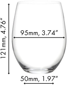 Riedel Rotweingläserset O Wine - 4 Stück mit Dekantierkaraffe