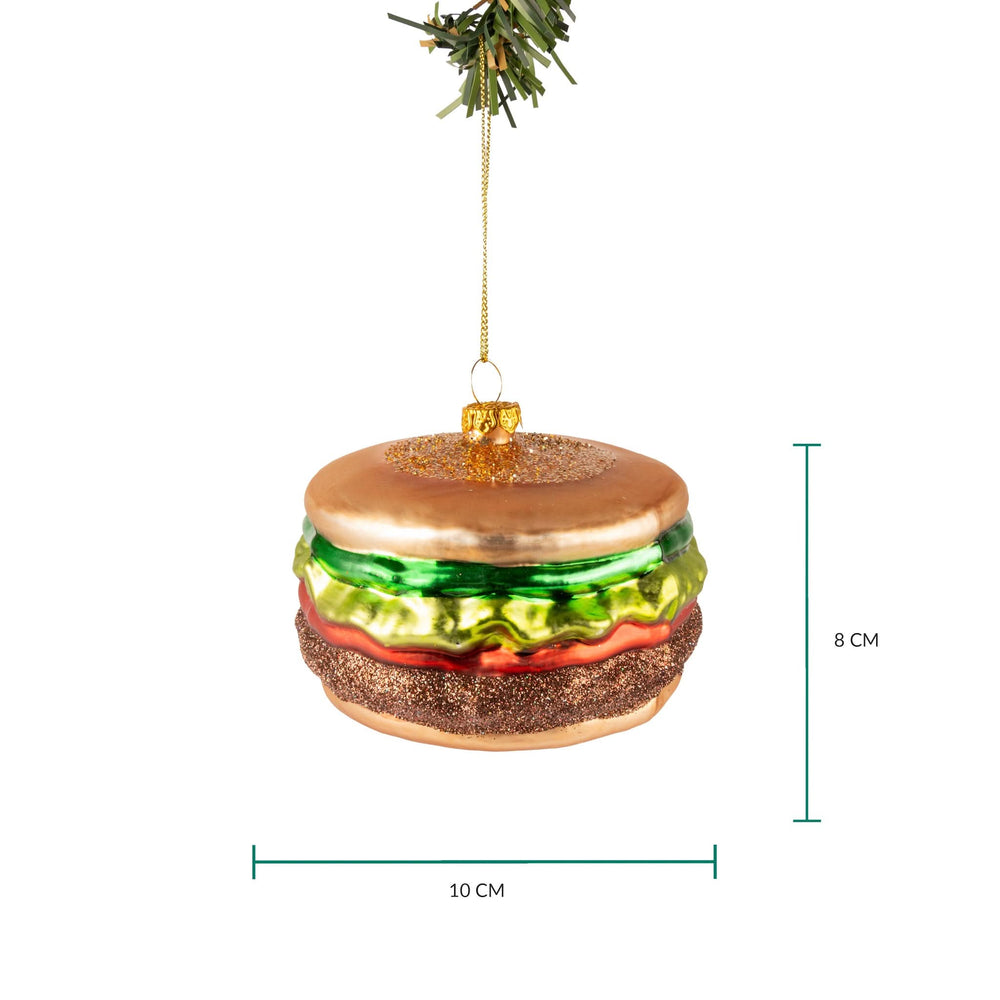 Nordic Light Weihnachtskugel Hamburger 10 cm