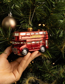 Nordic Light Weihnachtskugel London Bus 11 cm