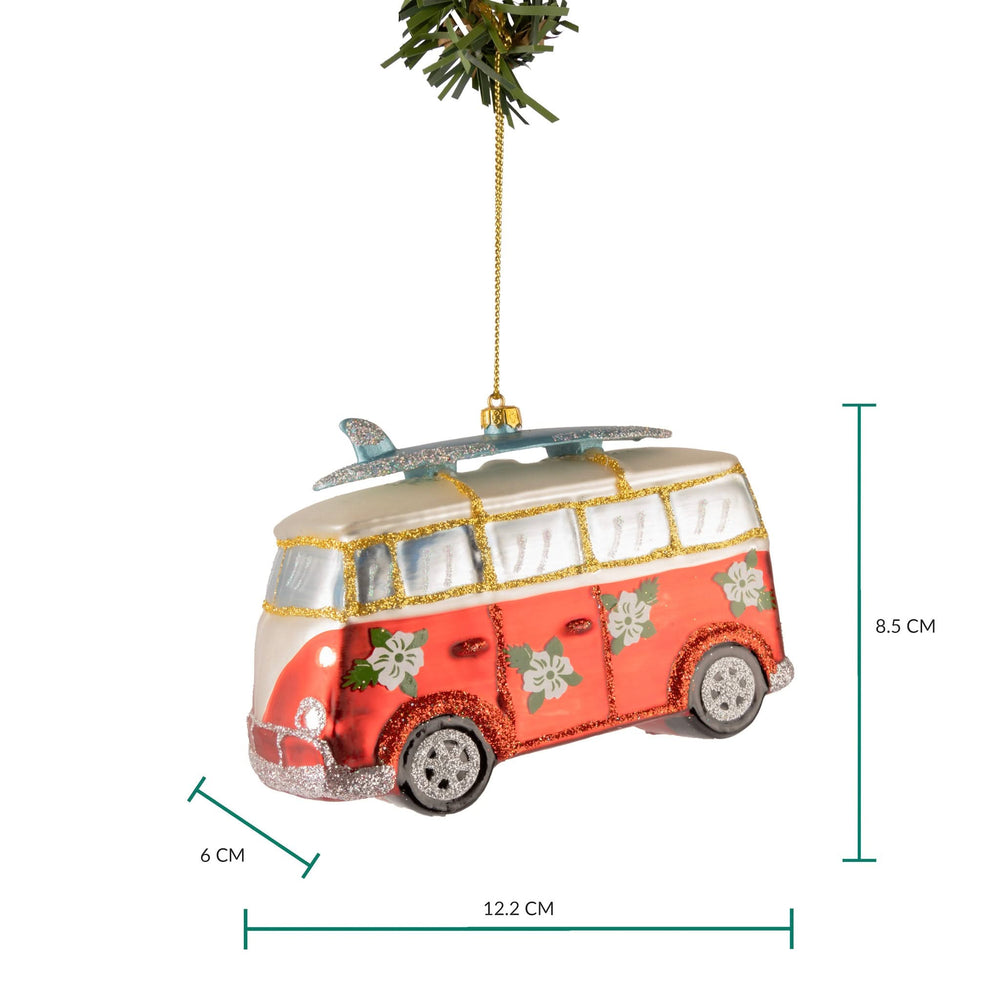 Nordic Light Weihnachtskugel VW T1 Bus 12 cm