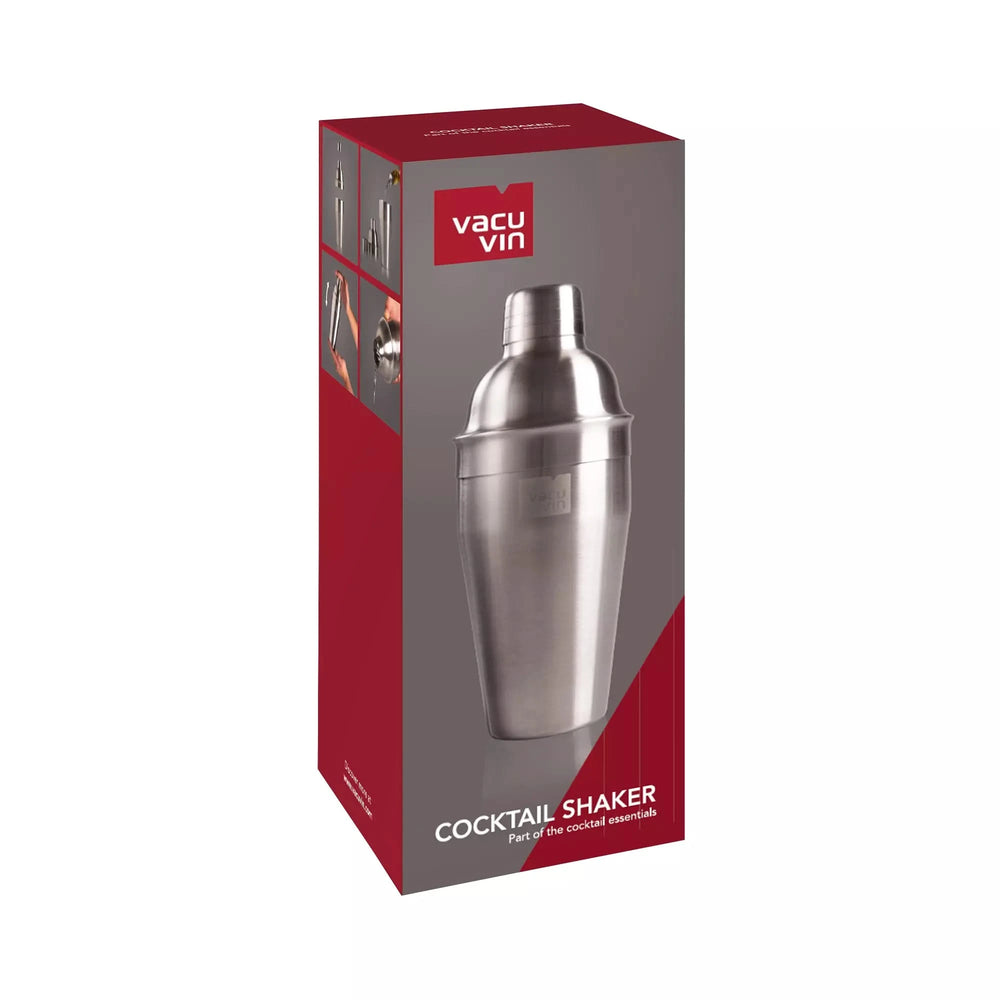 Vacu Vin Cocktailshaker Edelstahl - Silber 550 ml