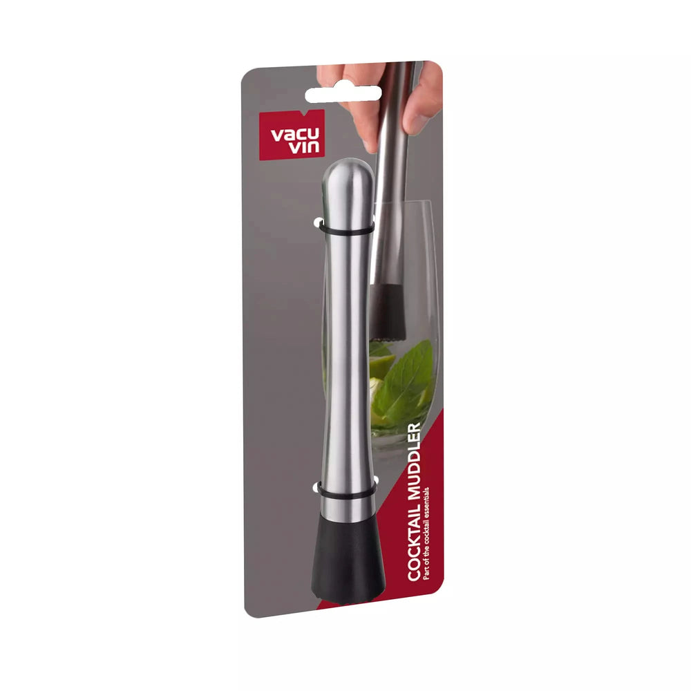 Vacu Vin Cocktailstößel - Silber - 18.5 cm