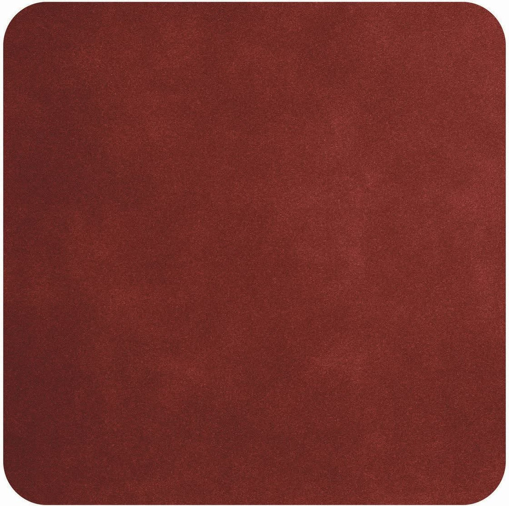 ASA Selection Untersetzer - Soft Leather - Red Earth - 10 x 10 cm - 4 Stücke