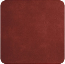 ASA Selection Untersetzer - Soft Leather - Red Earth - 10 x 10 cm - 4 Stücke