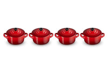 Le Creuset Servierpfanne / Mini-Bratpfanne - 4 Stück - Signature - Kirschrot - ø 10 cm / 250 ml