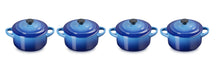 Le Creuset Servierpfanne / Mini-Bratpfanne - 4 Stück - Signature - Azure - ø 10 cm / 250 ml