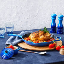 Le Creuset Servierpfanne / Mini-Bratpfanne - 4 Stück - Signature - Azure - ø 10 cm / 250 ml