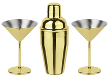 Paderno Cocktailset Paderno Martini Gold 3-teilig