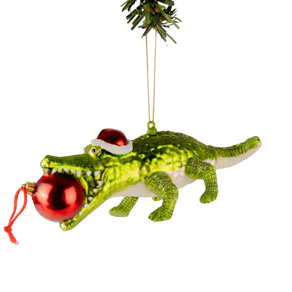 Nordic Light Weihnachtskugel Krokodil 17 cm