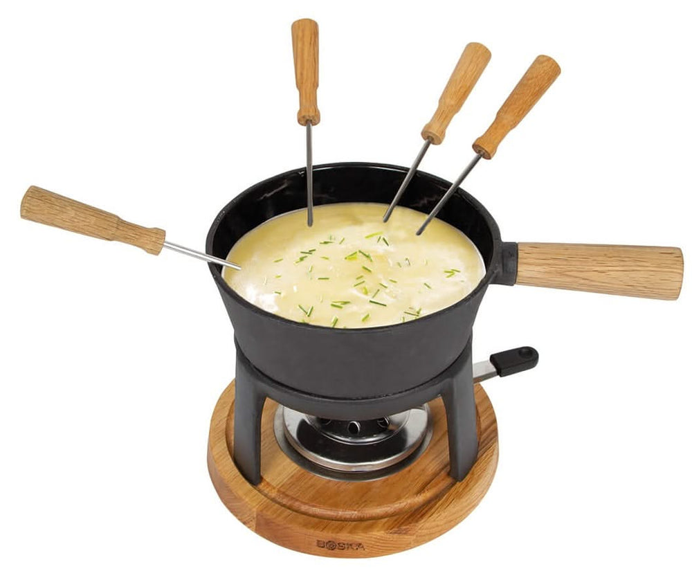 Boska Fondueset Pro - 4 Personen - schwarz - 1.2 Liter