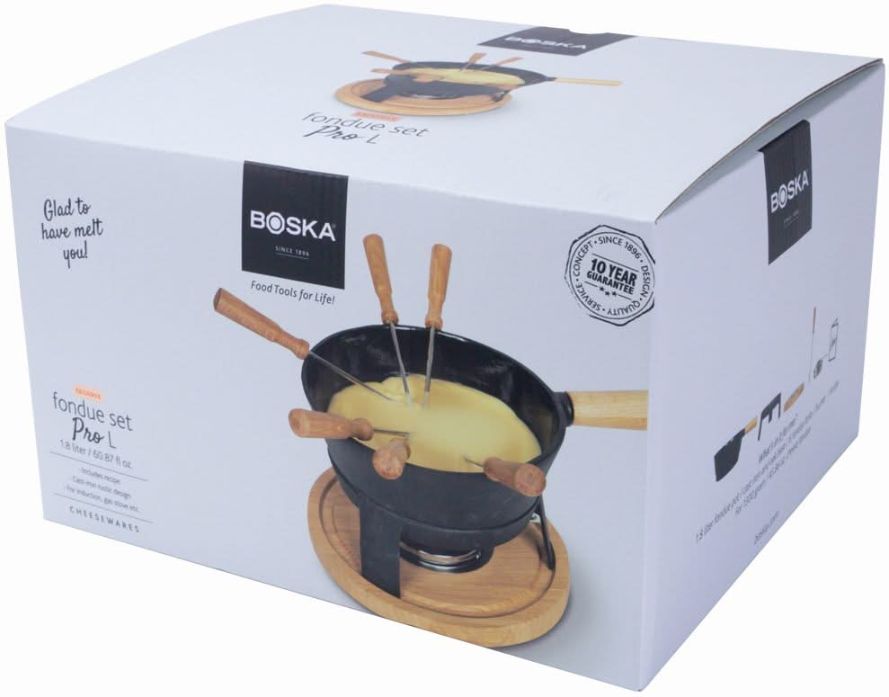 Boska Fondue-Set Pro - 6 Personen - schwarz