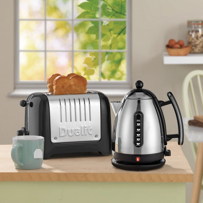 Dualit Toaster Lite - extra breite Schlitze - glänzend schwarz - D26225