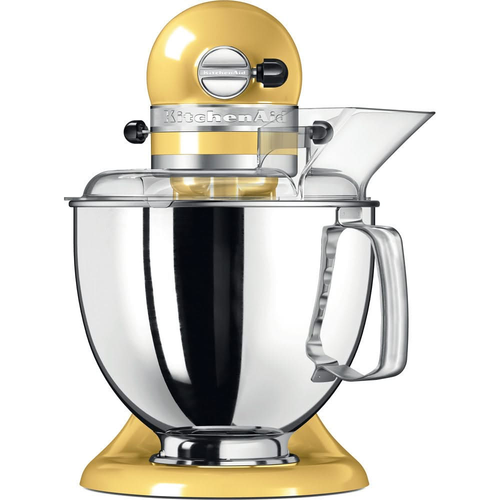 KitchenAid Küchenmaschine Artisan - kippbarer Kopf - Pastellgelb - 4.8 Liter - 5KSM175PSEMY