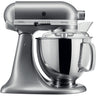 KitchenAid Küchenmaschine Artisan - kippbarer Kopf - Kontur Silber - 4.8 Liter - 5KSM175PSECU