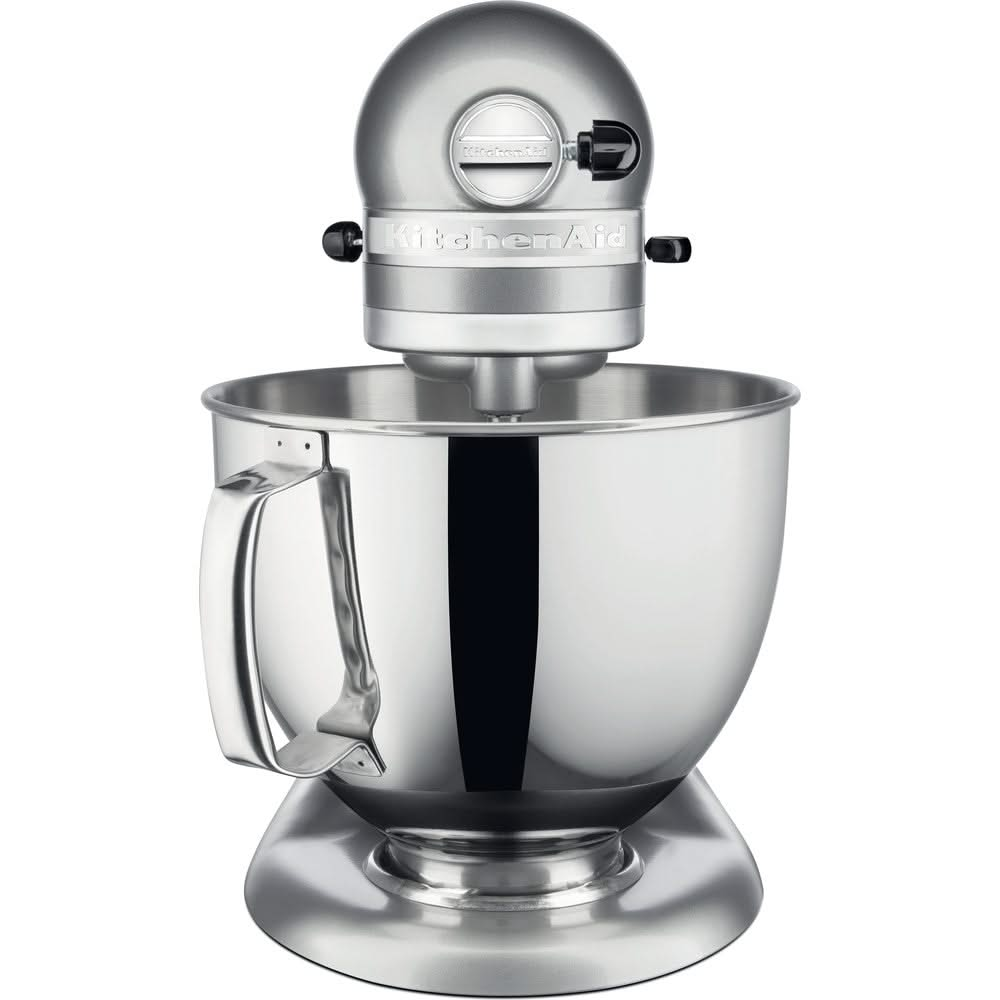 KitchenAid Küchenmaschine Artisan - kippbarer Kopf - Kontur Silber - 4.8 Liter - 5KSM175PSECU