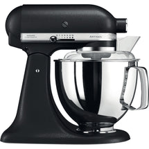 KitchenAid Küchenmaschine Artisan - kippbarer Kopf - vulkanisch schwarz - 4.8 Liter - 5KSM175PSEBK