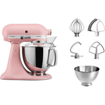 KitchenAid Küchenmaschine Artisan - kippbarer Kopf - getrocknete Rose - 4.8 Liter - 5KSM175PSEDR