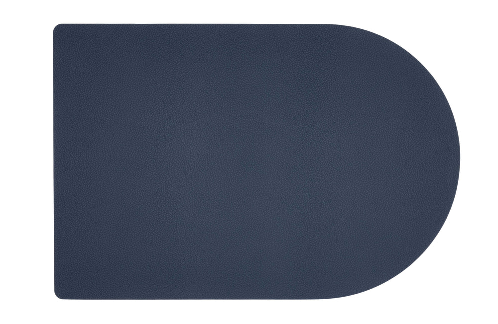 Jay Hill Platzdeckchen - Vegan Leder - Grau / Blau - Bread - doppelseitig - 44 x 30 cm - 6 Stücke