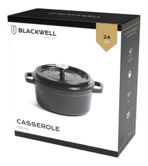 Blackwell Bräter Gusseisen - Schwarz - ø 24 cm / 4.2 liter