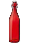 Sareva  Flaschen mit Bügelverschluss / Einmachflasche - Rot - 1 Liter