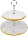 Jay Hill Etagere Marmor Gold 2-stufig