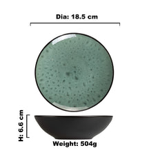 Cookinglife Tiefe Teller / Suppenteller Borneo ø 18 cm - 4 Stück