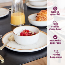 Cosy & Trendy Tiefe Teller Baltic Vanilla ø 18 cm - 6 Stück