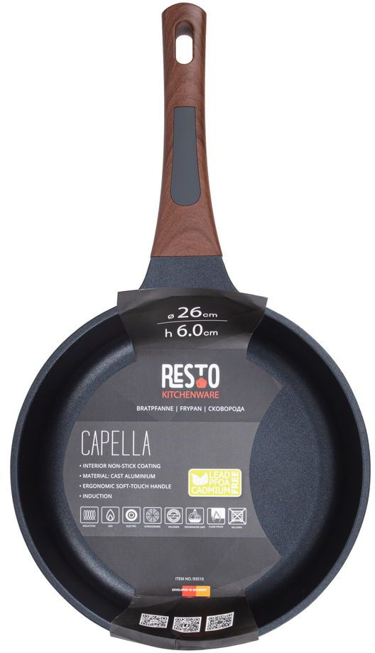 Resto Kitchenware Bratpfanne Capella - ø 26 cm - Standard Antihaftbeschichtung