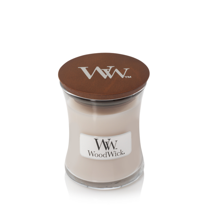 WoodWick Duftkerze Mini Smoked Jasmine - 8 cm / ø 7 cm