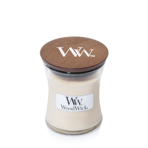 WoodWick Duftkerze Mini Vanilla Bean - 8 cm / ø 7 cm