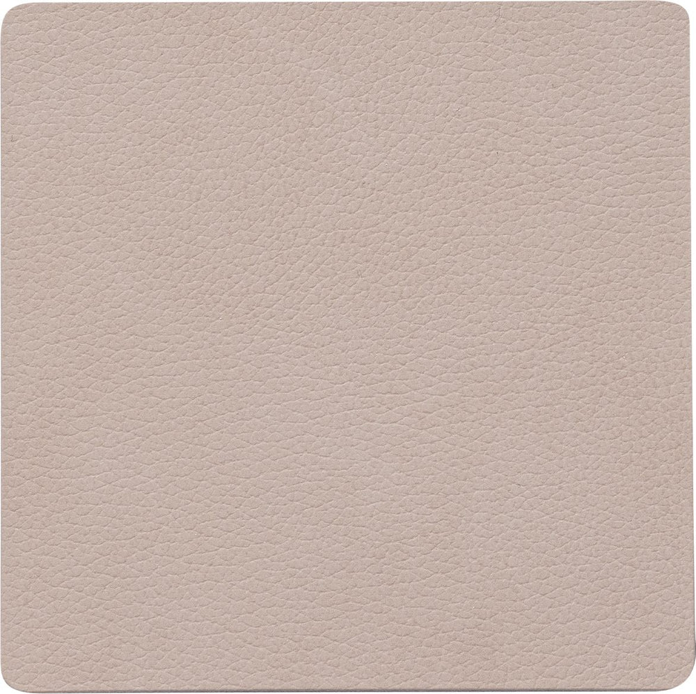 LIND DNA Untersetzer Nupo - Leder - Clay Brown - 10 x 10 cm