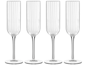 Luigi Bormioli Champagnergläser - Flöten - Bach - 210 ml - 4 Stück