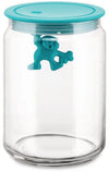 Alessi Vorratsdose Gianni A Little Man Holding On Tight - AMDR05 AZ - Blau - 900 ml - von Mattia Di Rosa